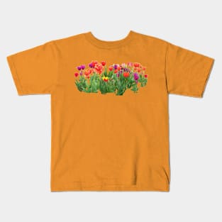 Bed of Tulips Kids T-Shirt